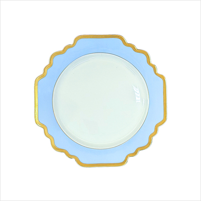 Teller flach 21cm _Sunflower hellblau__top